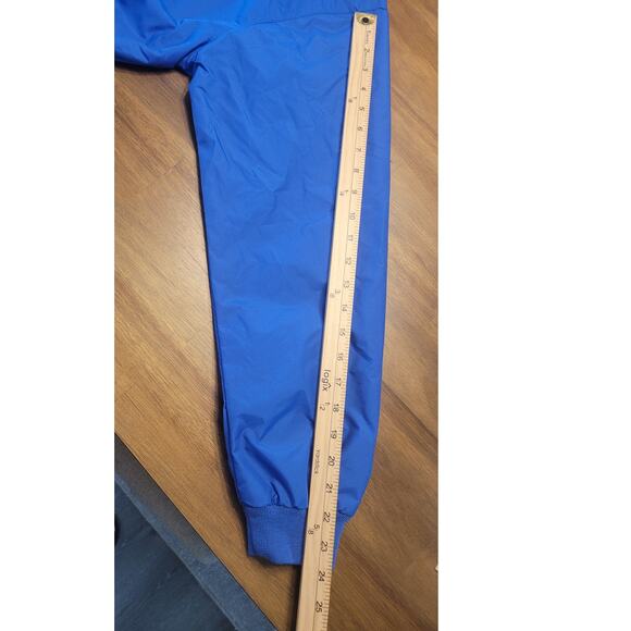 VTG Holloway Windbreaker Pullover Jacket Men’s L Blue V-Neck 90s GUC - Picture 9 of 11